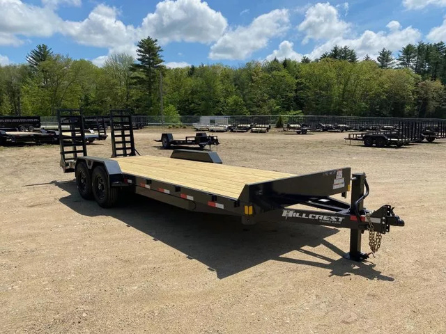 2026 HILLCREST 7x20+2 Powder Coated 16K Equipment Trailer w/HD St in Loudon, NH