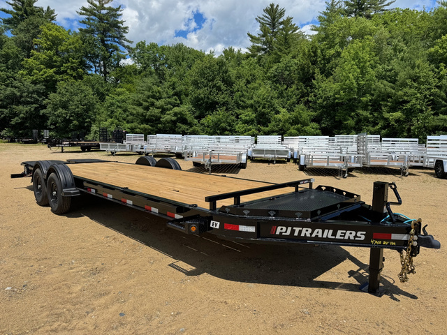 2027 PJ 7X20.5+3.5 Lowpro 15.4K Equipment Trailer W/Full W in Loudon, NH