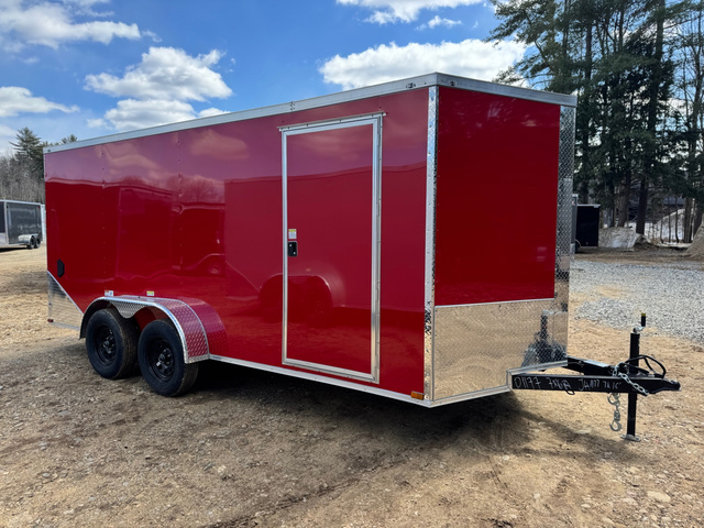 2026 PANTHER CARGO 7x16 Enclosed 7K Cargo Trailer w/Rear Ramp Door in Loudon, NH