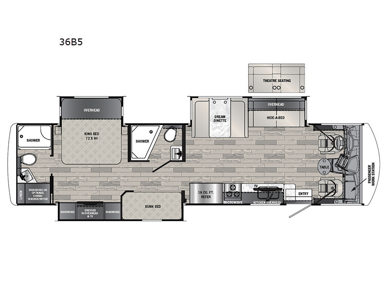 A photo of this 2024 Forest River Rv Georgetown 36B5