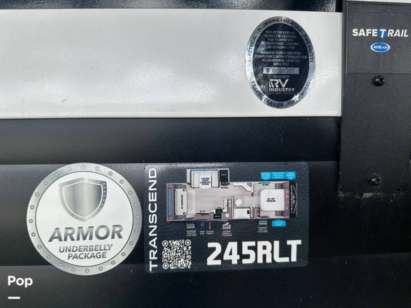 A photo of this 2025 Grand Design Transcend 245RLT