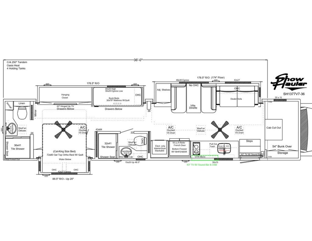 2027 Showhauler MOTORHOME 36KTSSL-B in wolfforth TX