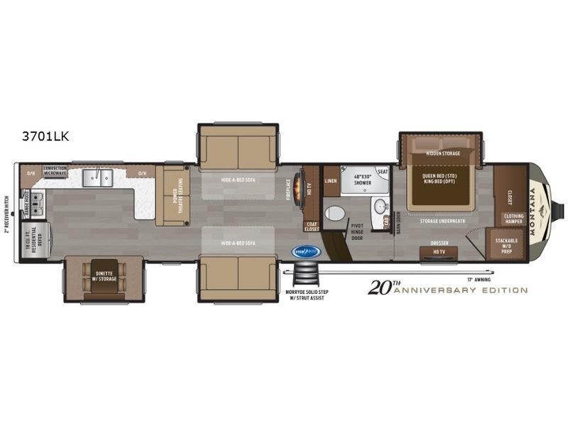 2019 Keystone Rv Co MONTANA 3701LK in early TX