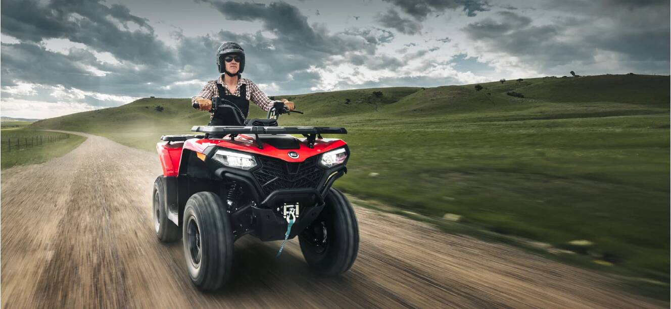 A photo of this 2026 CFMOTO CForce 500
