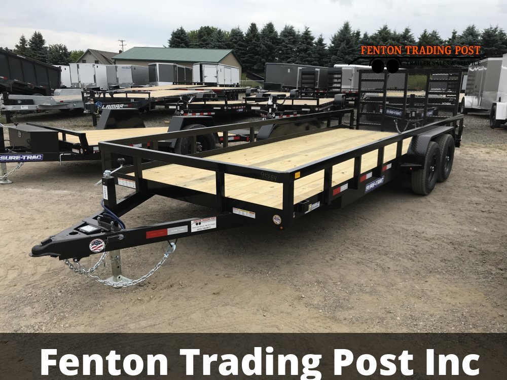 2026 Sure-Trac STUTT8220-BP-100 - 7x20 10K Tube Top in Fenton, MI