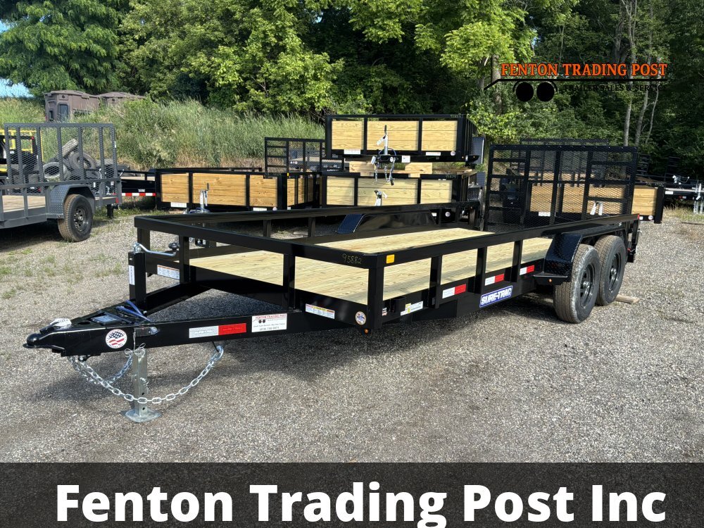 2026 Sure-Trac STUTT8218-BP-100 - 7x18 10K Tube Top in Fenton, MI