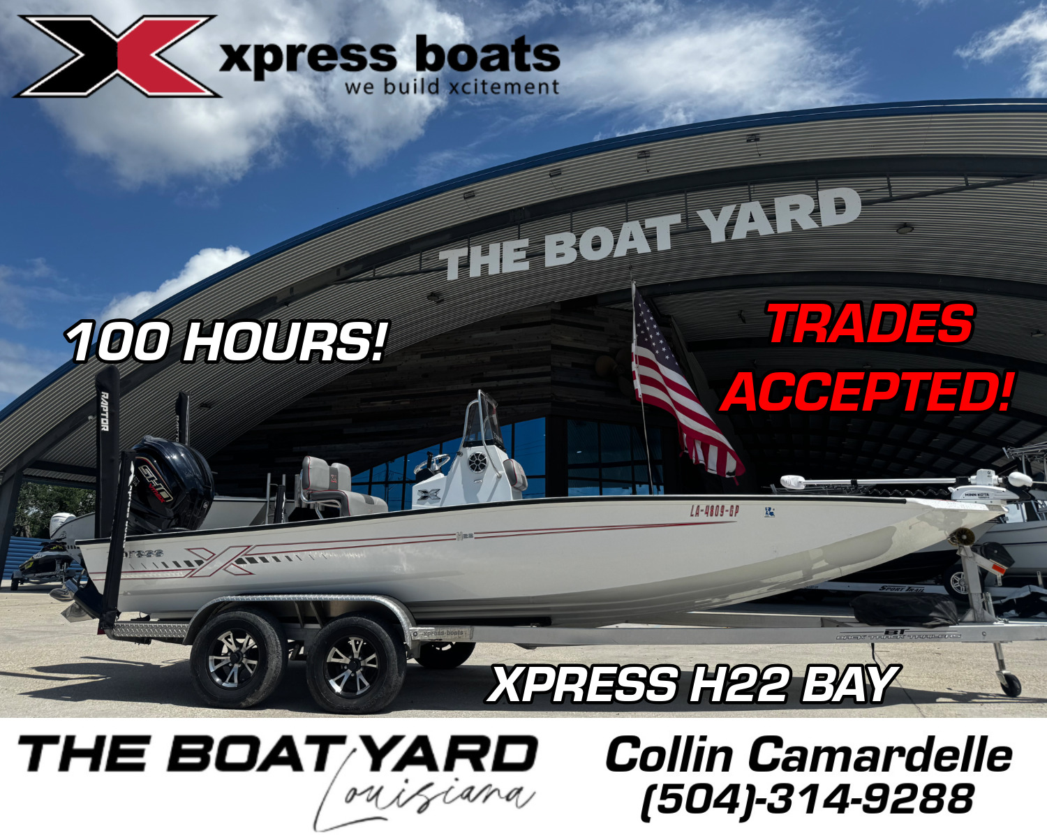 2023 Xpress Boats H22B W/ YAMAHA F150LB in marrero LA