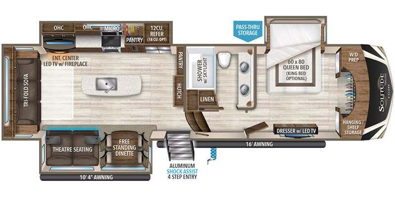 2019 Grand Design SOLITUDE 3350RL in west palm beach FL