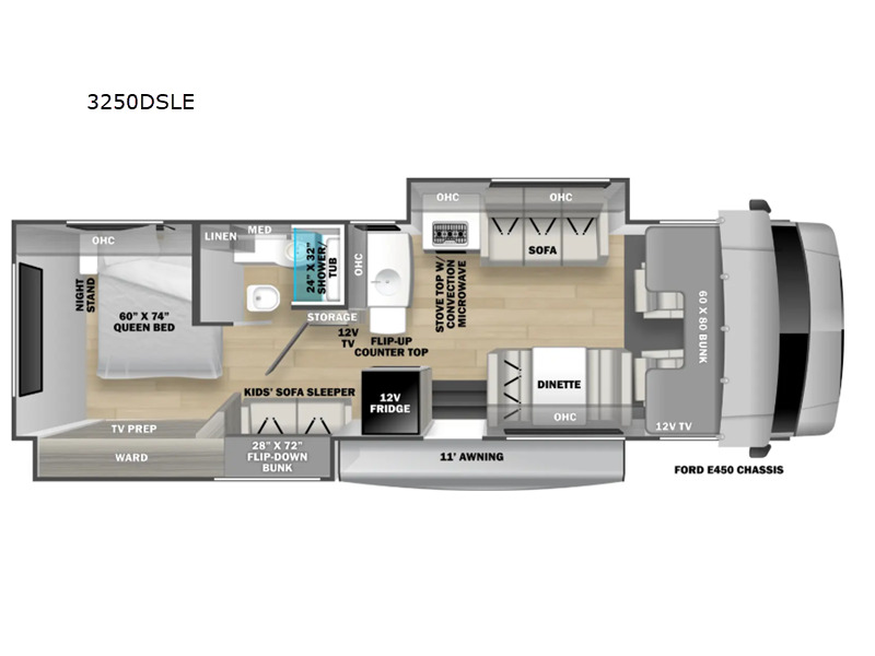 2027 Forest River Rv Sunseeker LE 3250DSLE Ford in colton CA