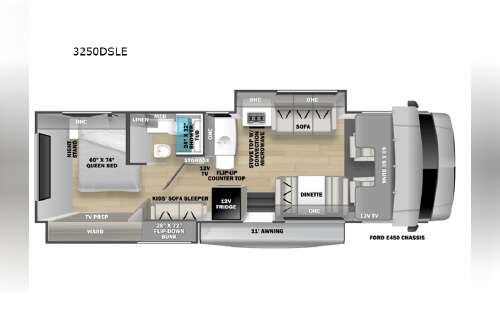 2027 Forest River Rv Sunseeker LE 3250DSLE Ford in colton CA