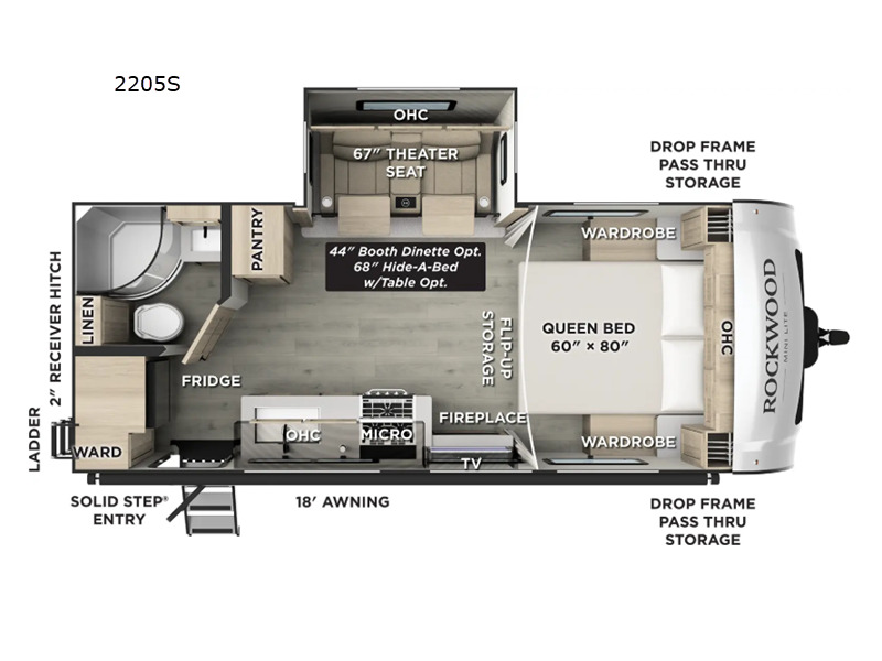 2027 Forest River Rv Rockwood Mini Lite 2205S in cullman AL