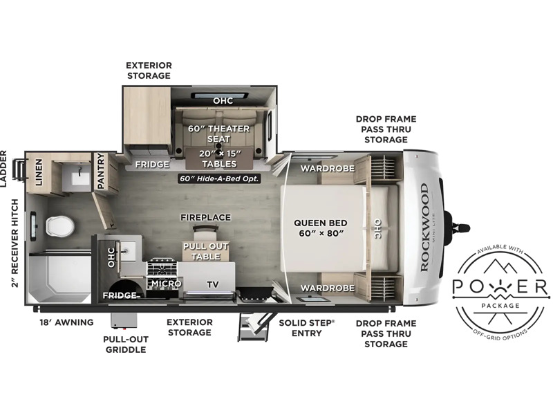 2027 Forest River Rv Rockwood Mini Lite 2213s in schoolcraft MI