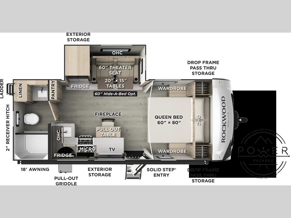 2027 Forest River Rv Rockwood Mini Lite 2213s in schoolcraft MI