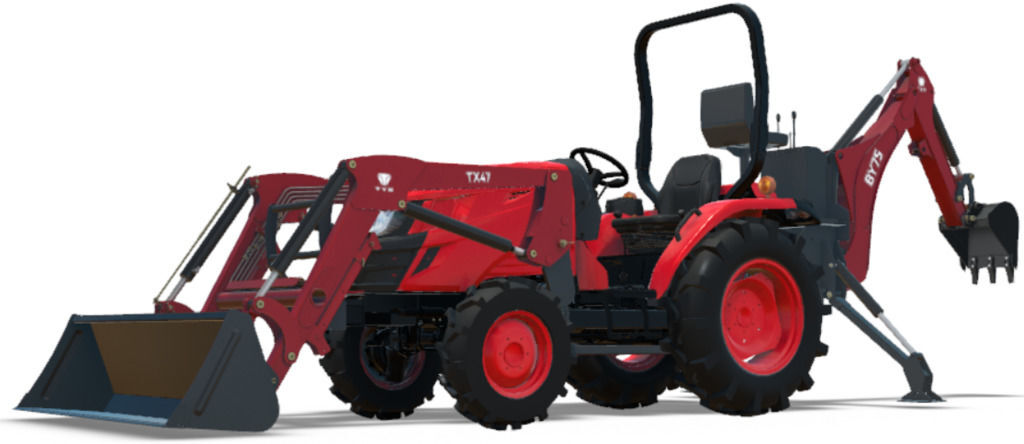 2025 TYM T474 Tractor with 48.3HP, Shuttle Shift, Loader and Bac in Loudon, NH