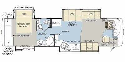 2007 Monaco Rv Knight 38PDQ in fresno CA