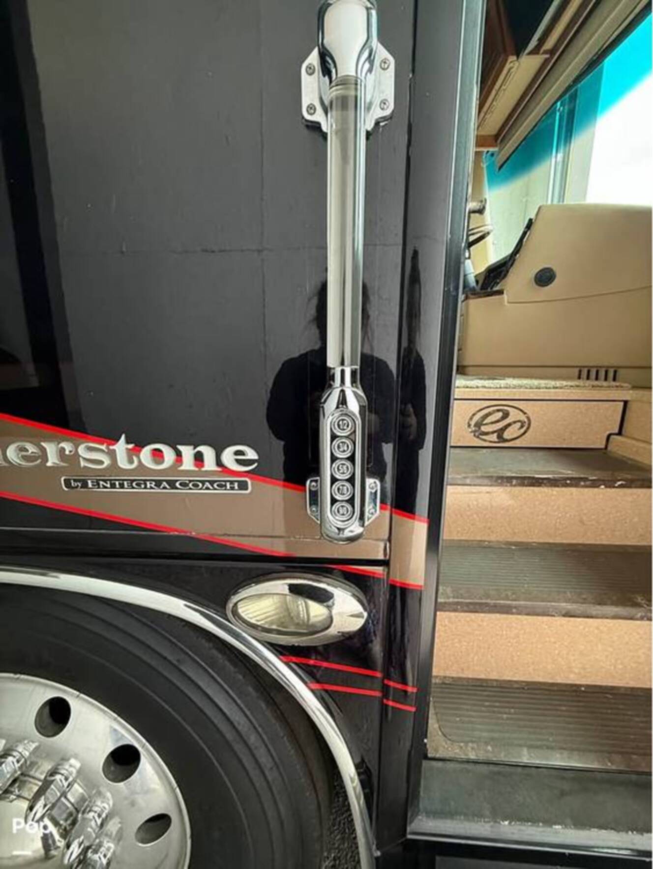 A photo of this 2015 Entegra Coach Cornerstone 45B