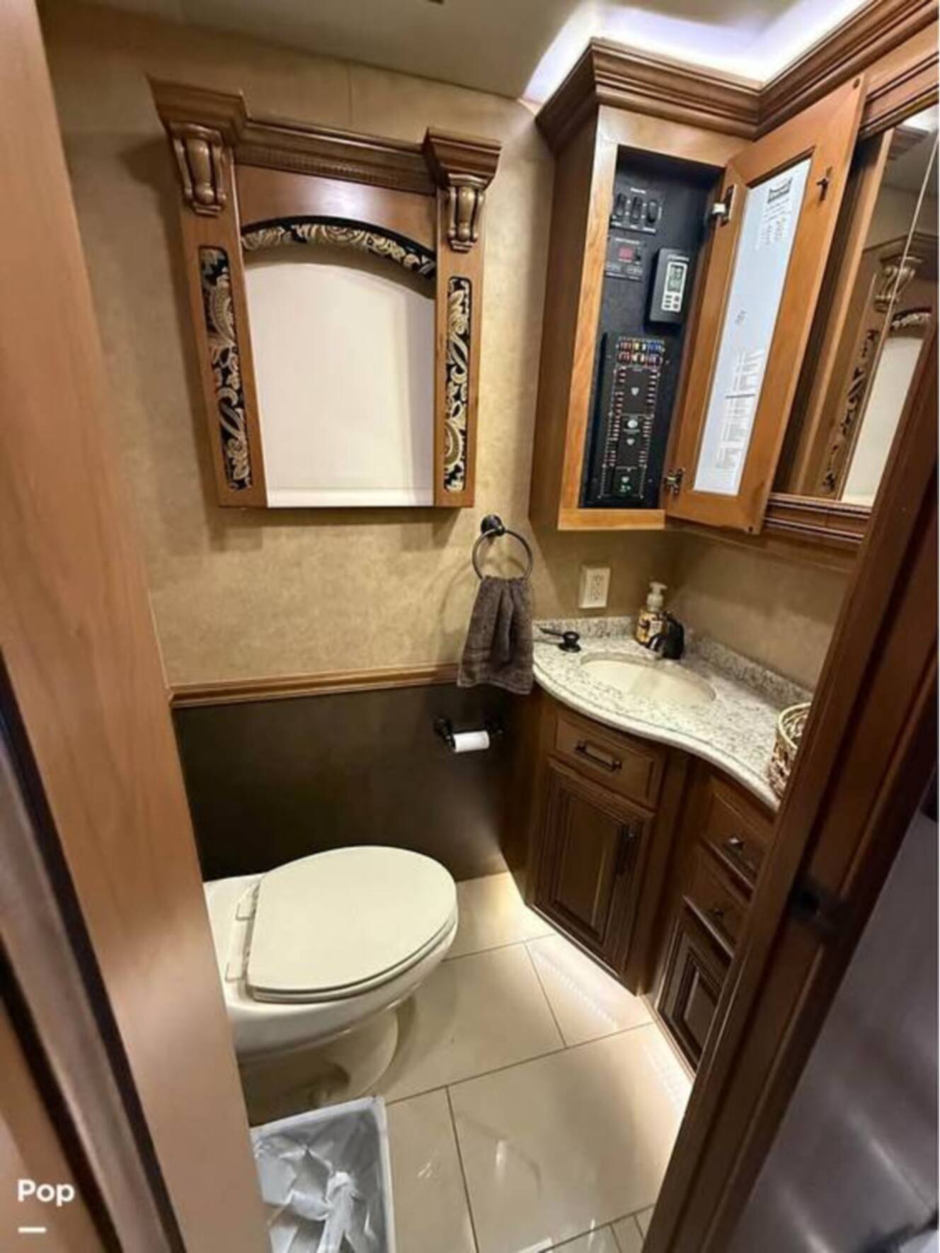 A photo of this 2015 Entegra Coach Cornerstone 45B