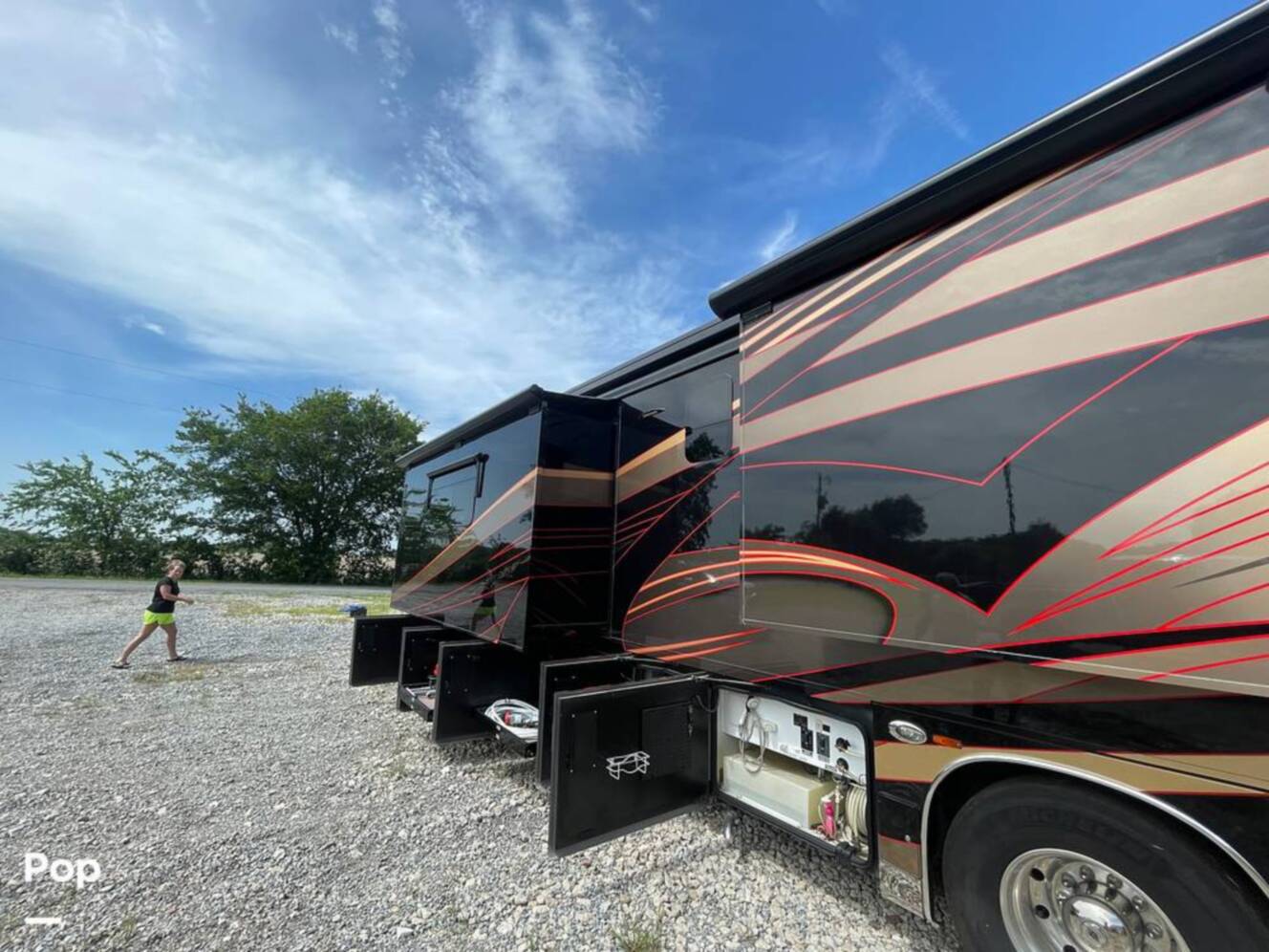 A photo of this 2015 Entegra Coach Cornerstone 45B