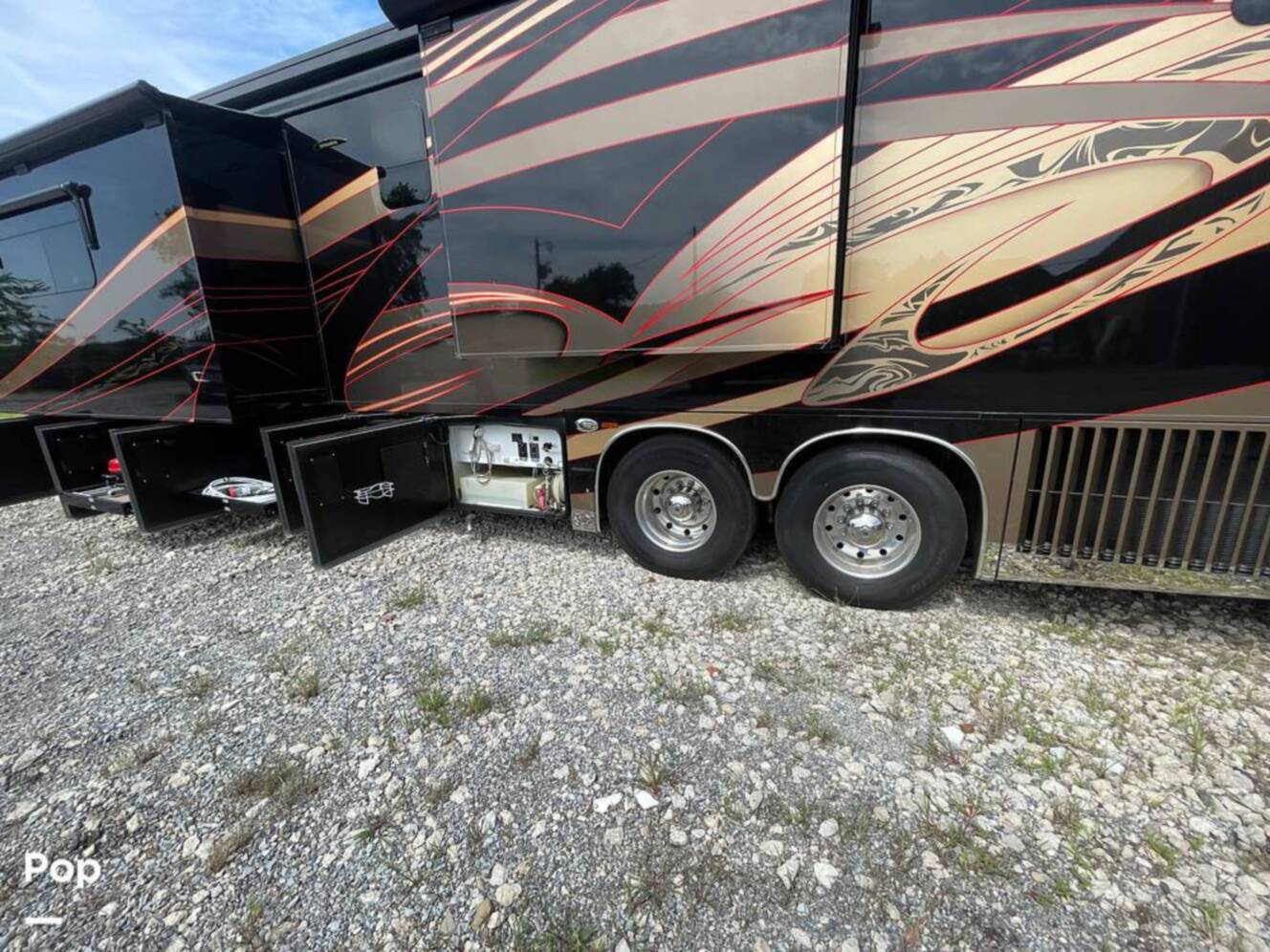 A photo of this 2015 Entegra Coach Cornerstone 45B