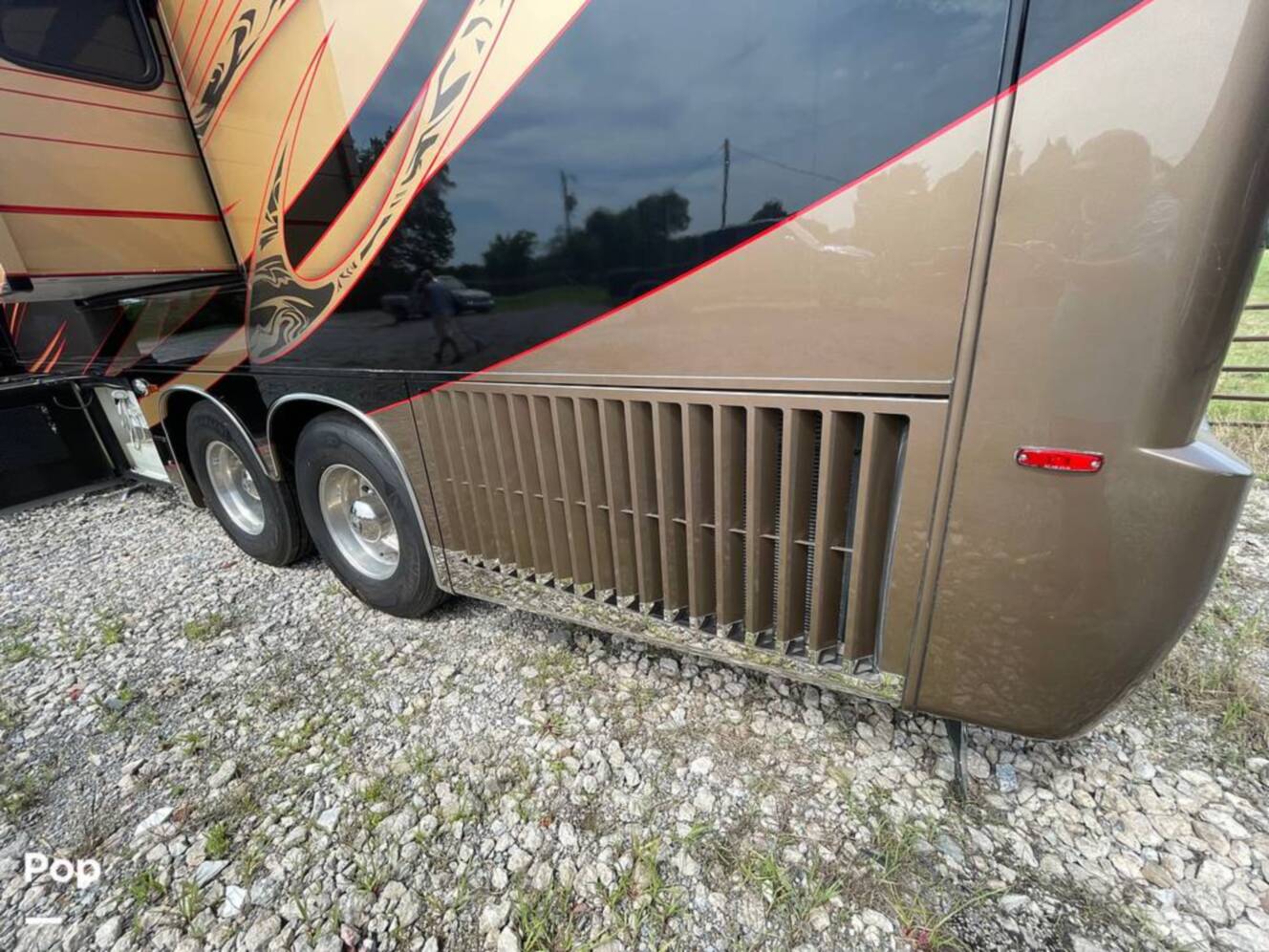 A photo of this 2015 Entegra Coach Cornerstone 45B