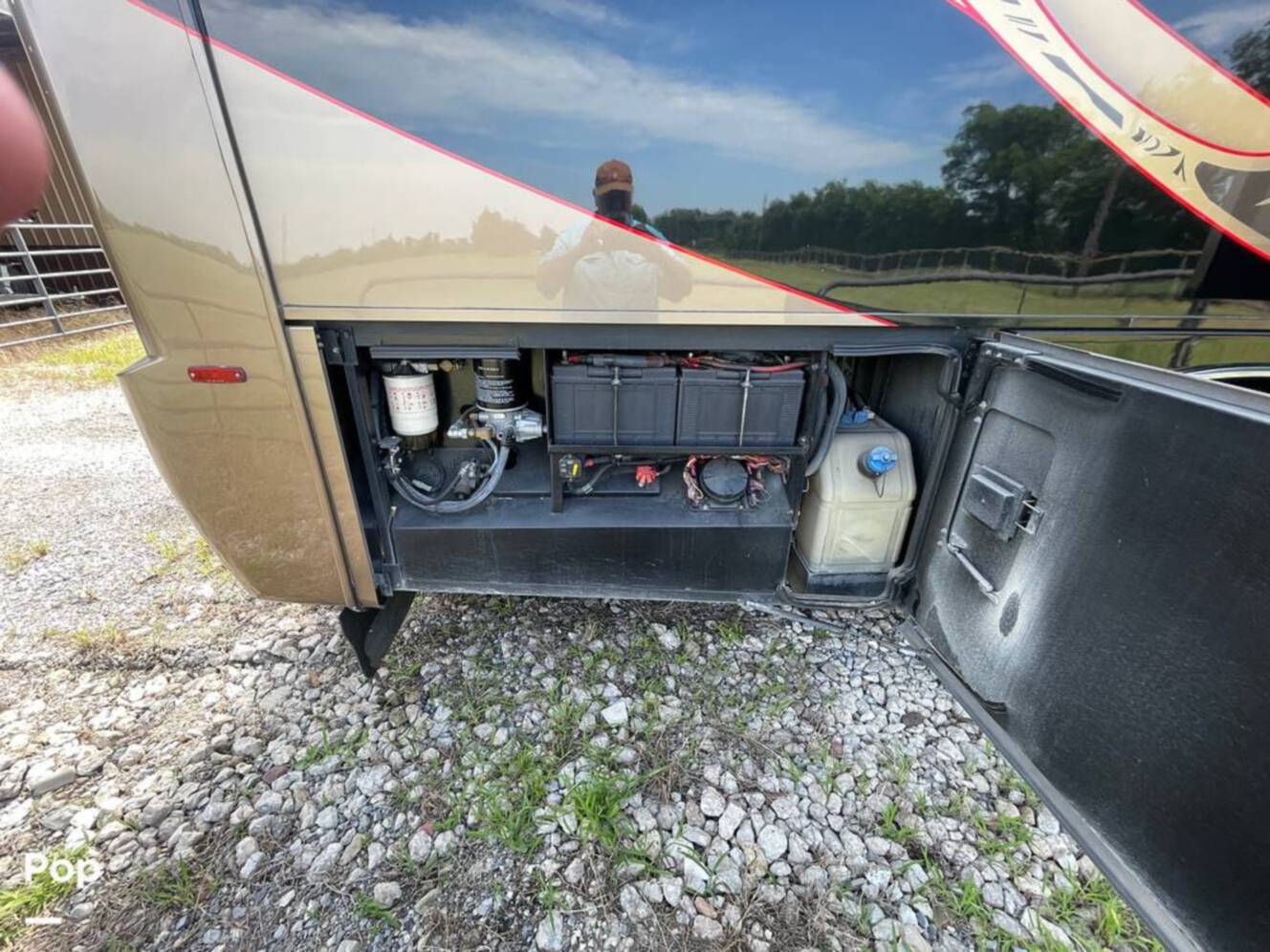 A photo of this 2015 Entegra Coach Cornerstone 45B