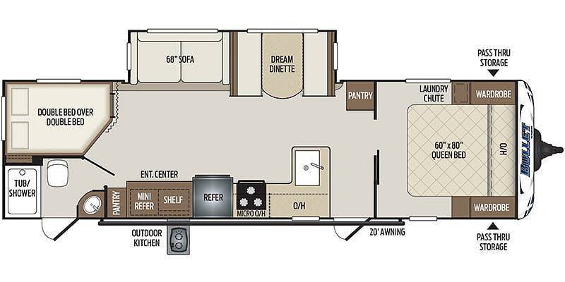 2020 Keystone Bullet 290BHS in mount bethel PA