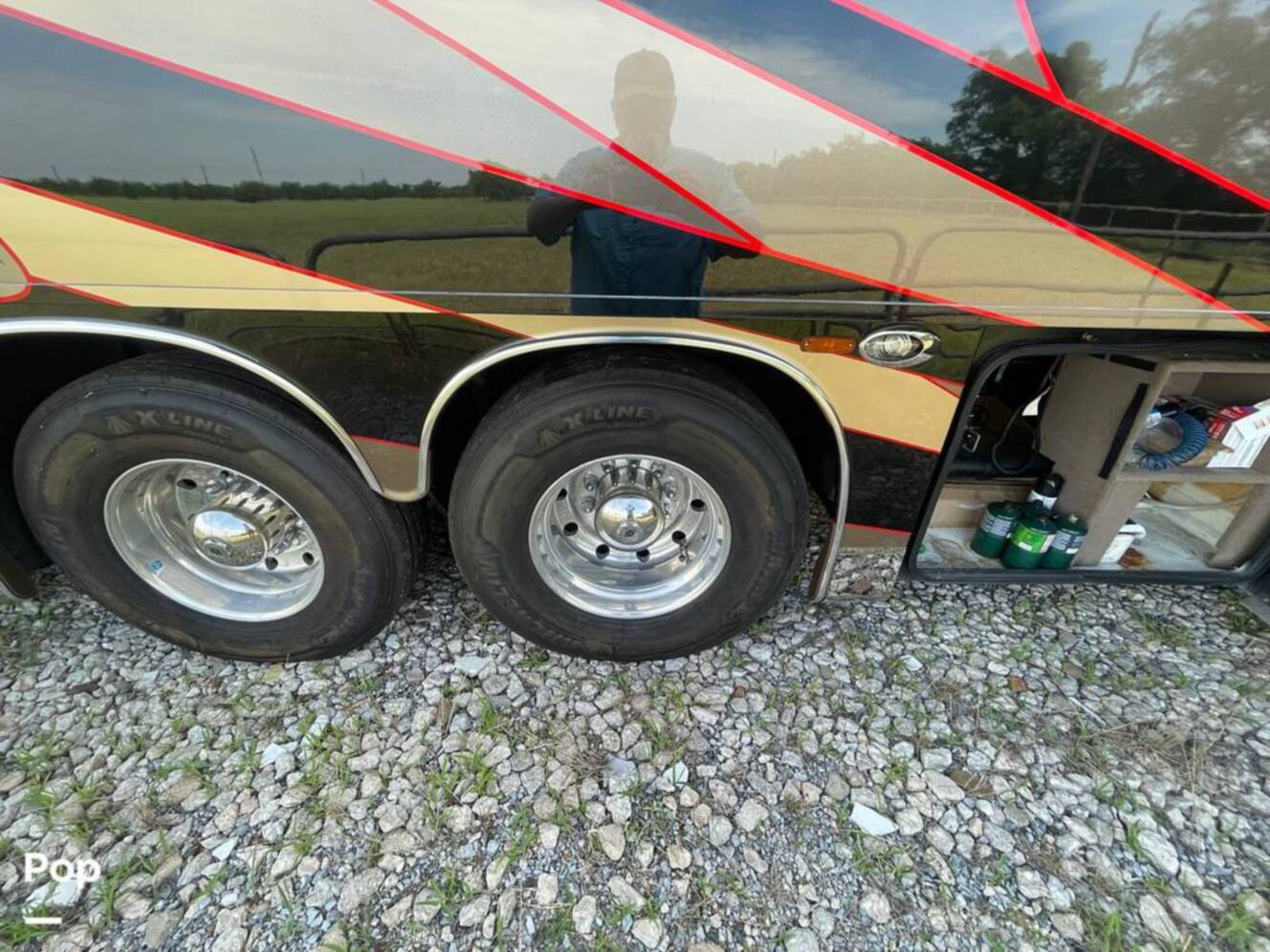A photo of this 2015 Entegra Coach Cornerstone 45B