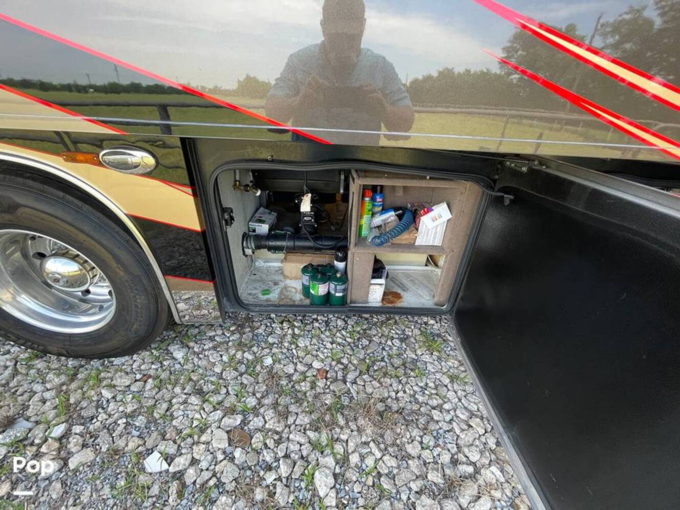 A photo of this 2015 Entegra Coach Cornerstone 45B
