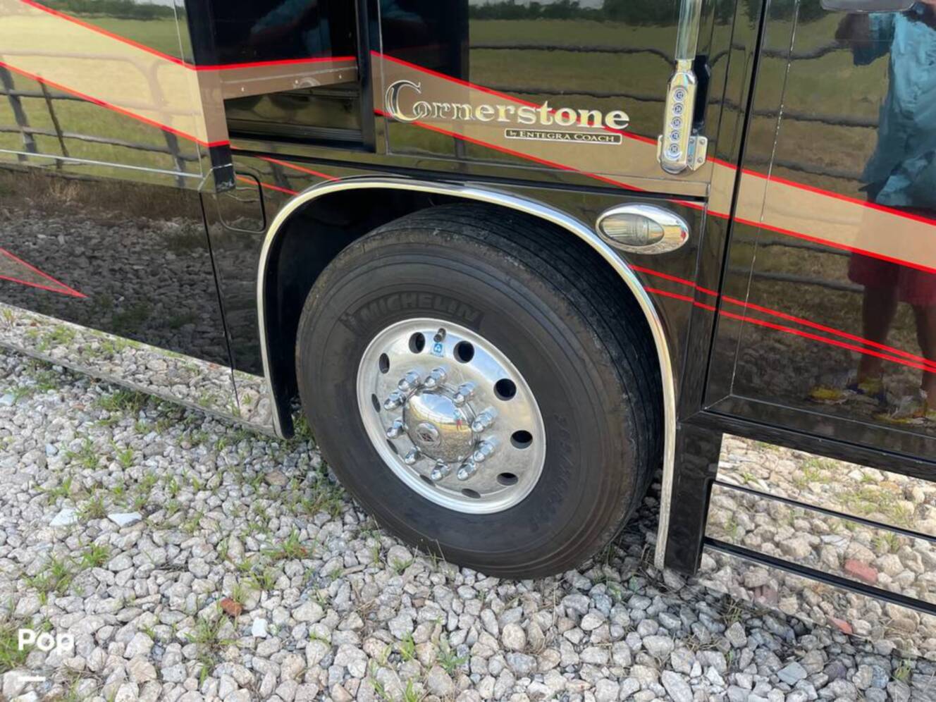 A photo of this 2015 Entegra Coach Cornerstone 45B
