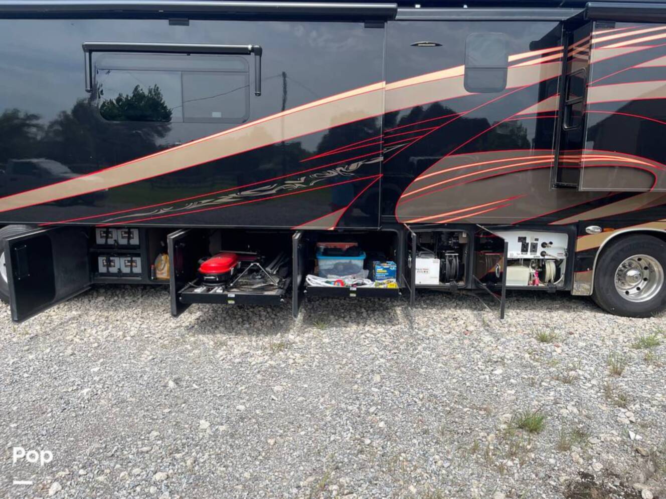 A photo of this 2015 Entegra Coach Cornerstone 45B