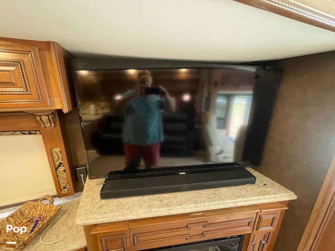 A photo of this 2015 Entegra Coach Cornerstone 45B