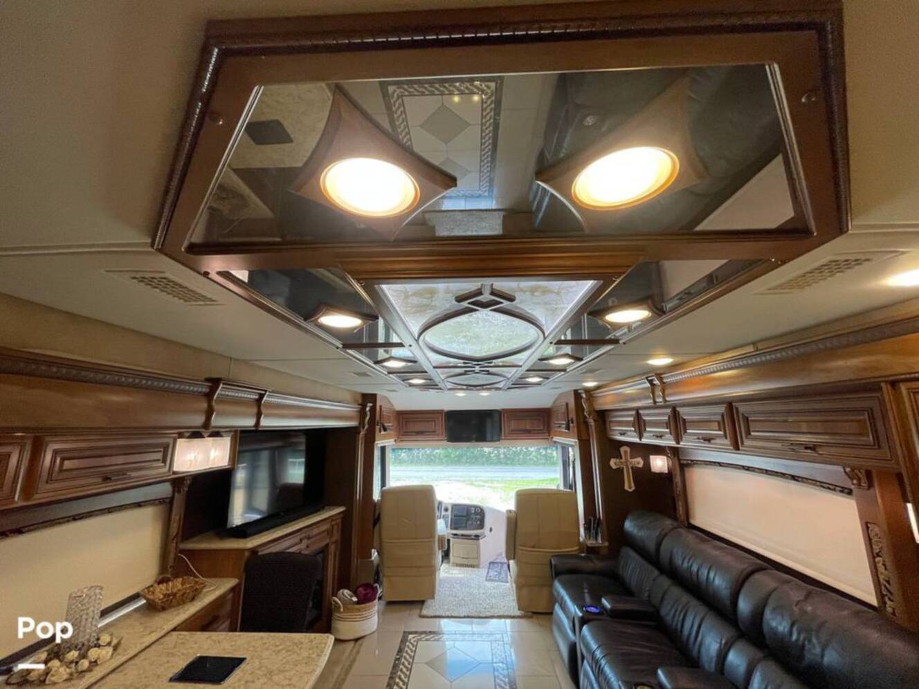 A photo of this 2015 Entegra Coach Cornerstone 45B