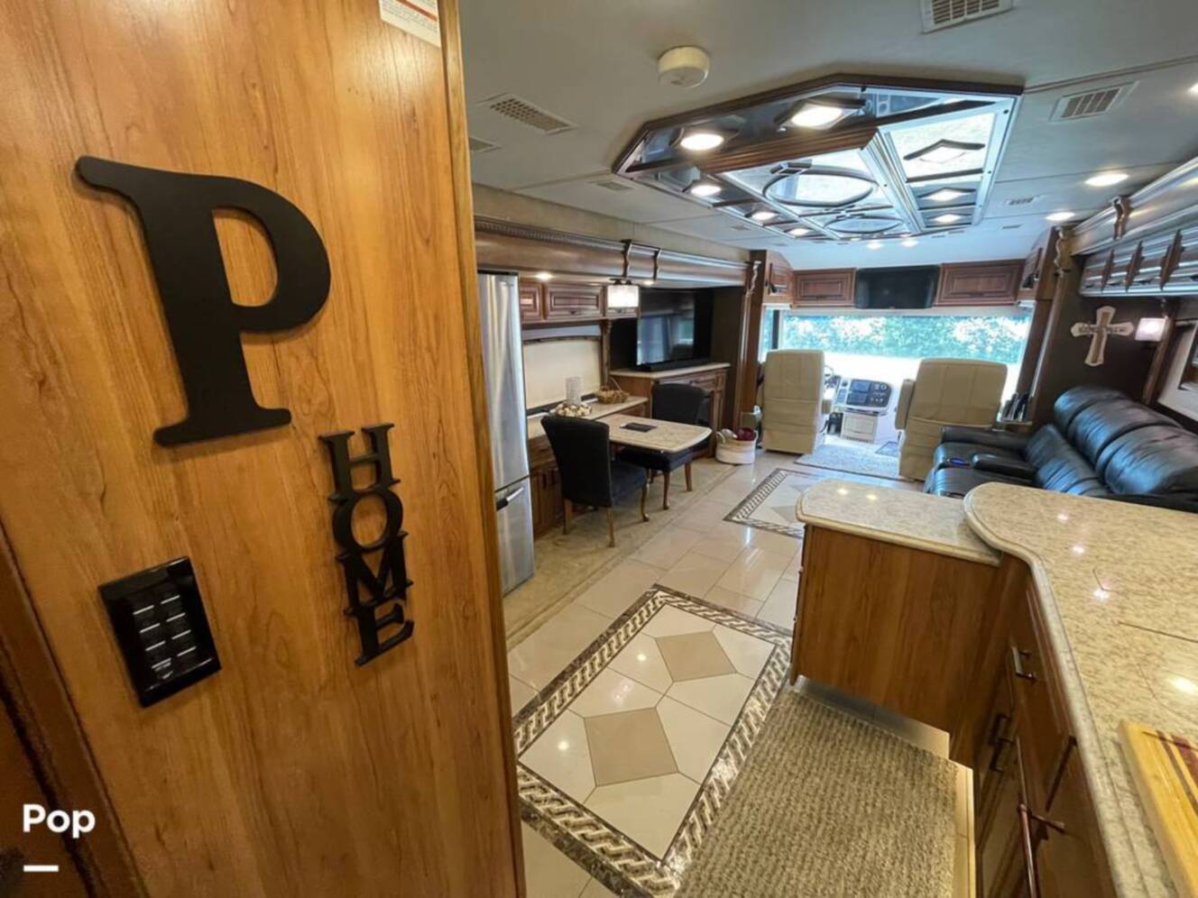 A photo of this 2015 Entegra Coach Cornerstone 45B