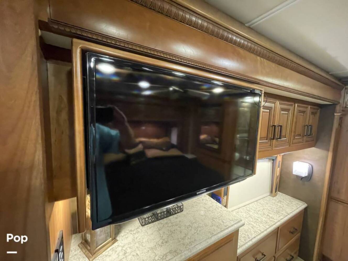 A photo of this 2015 Entegra Coach Cornerstone 45B