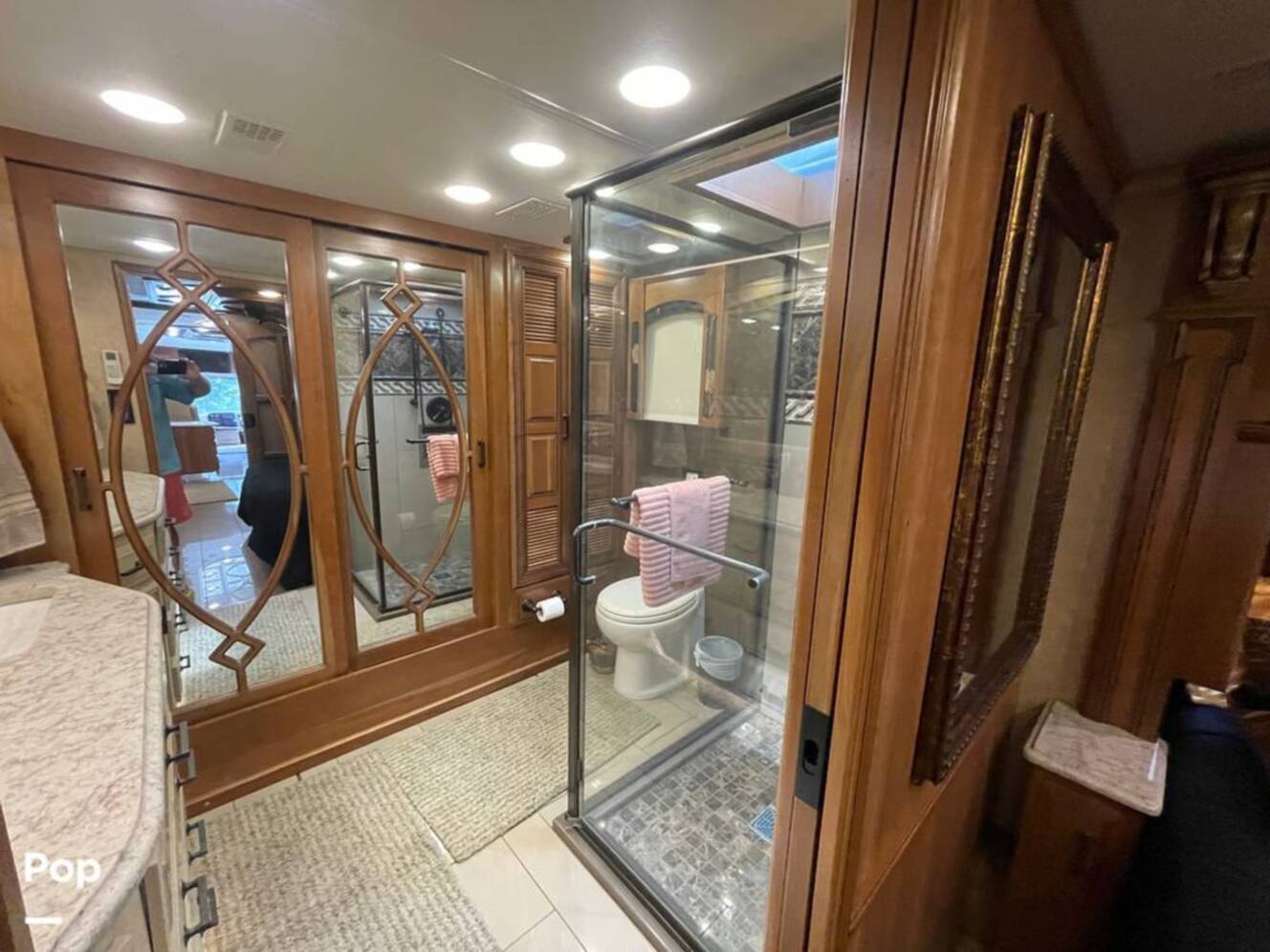 A photo of this 2015 Entegra Coach Cornerstone 45B