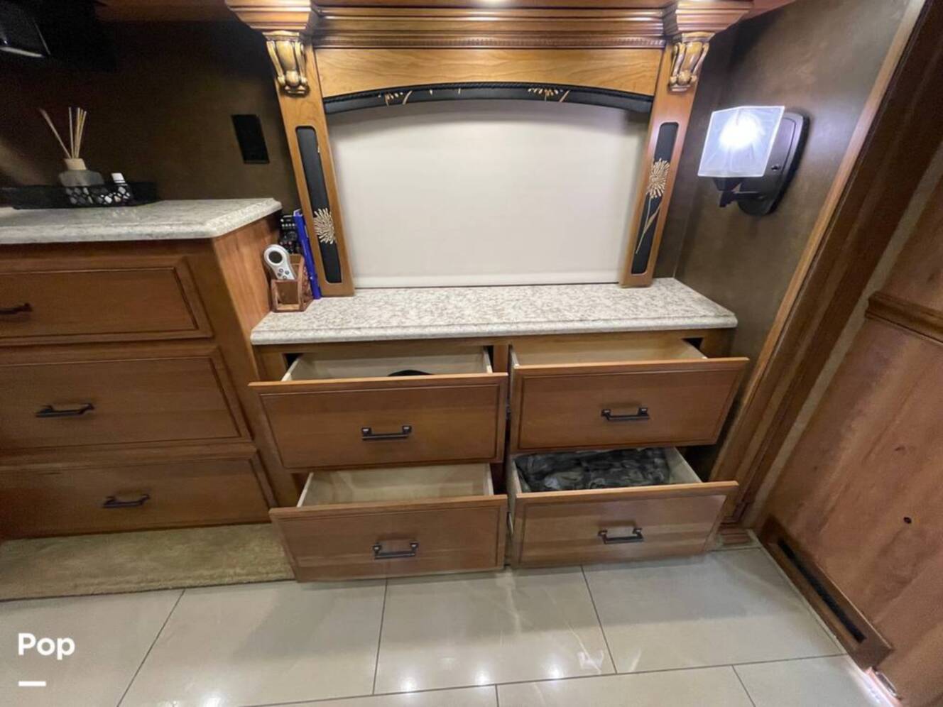 A photo of this 2015 Entegra Coach Cornerstone 45B