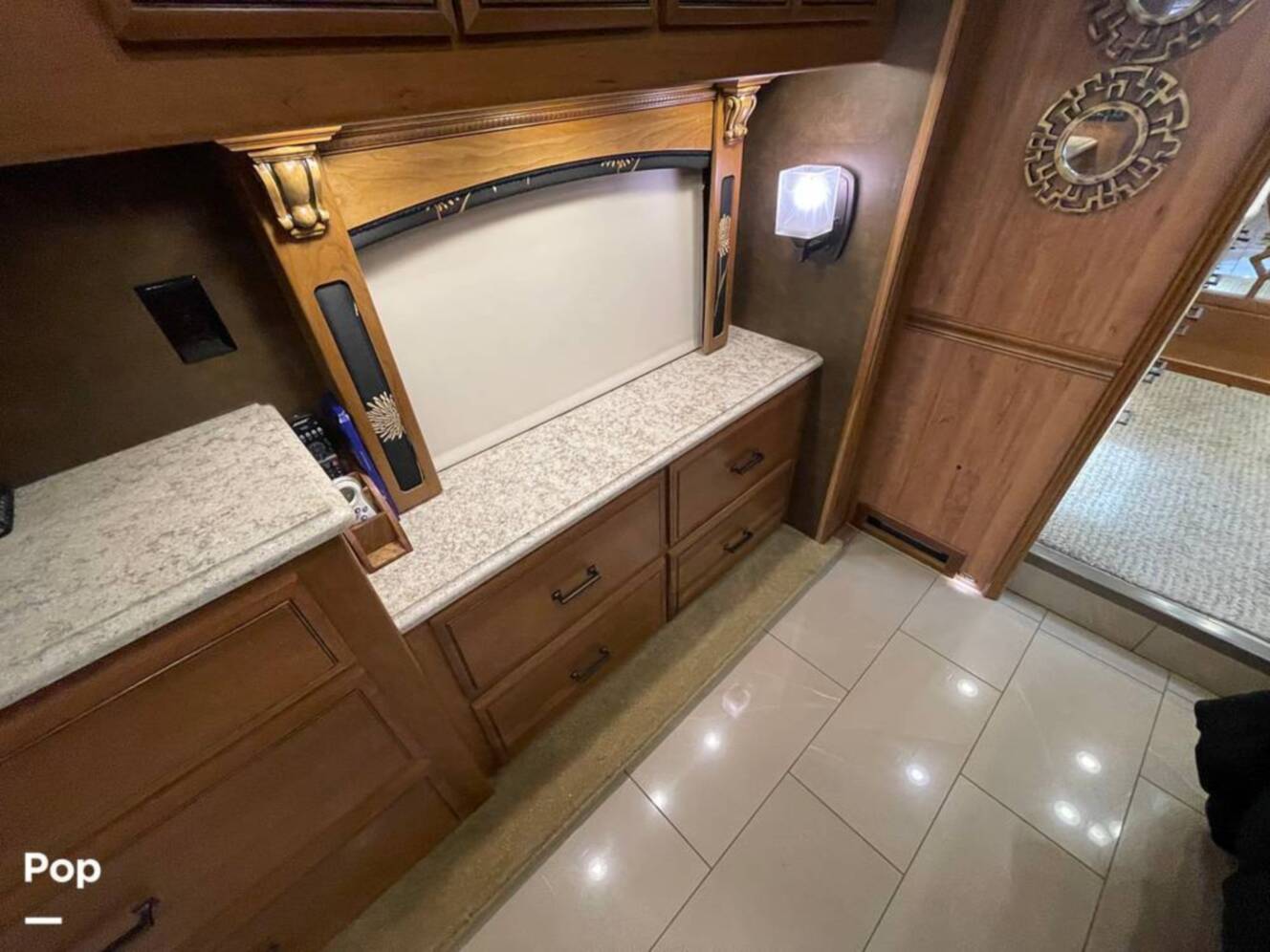 A photo of this 2015 Entegra Coach Cornerstone 45B