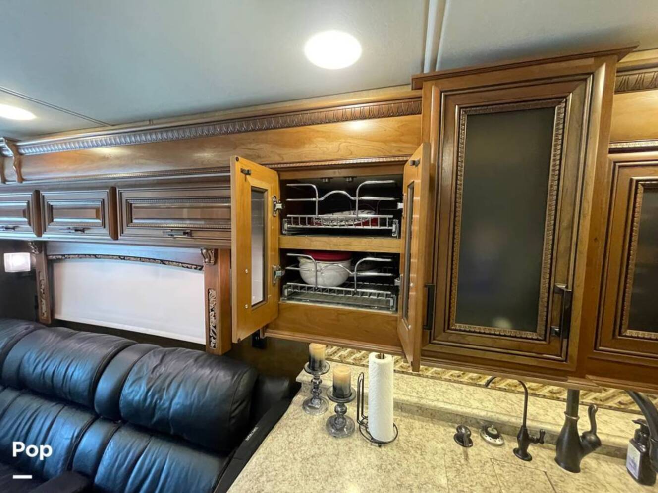 A photo of this 2015 Entegra Coach Cornerstone 45B