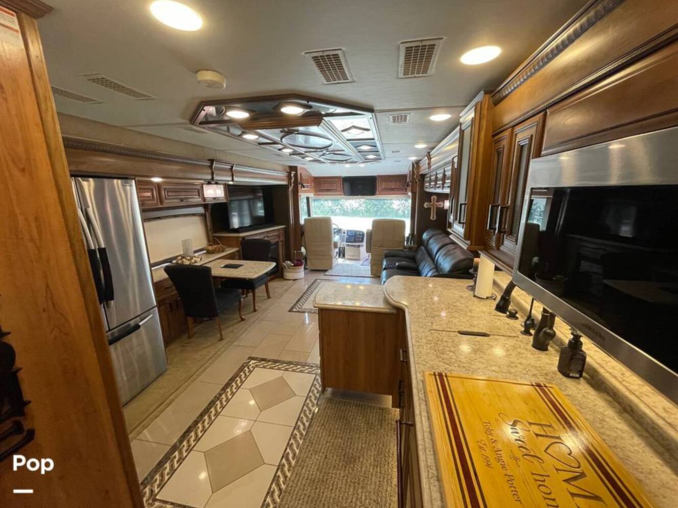 A photo of this 2015 Entegra Coach Cornerstone 45B