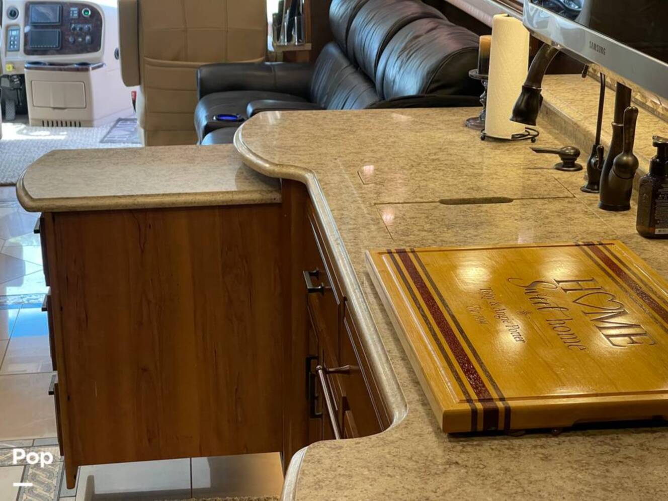 A photo of this 2015 Entegra Coach Cornerstone 45B