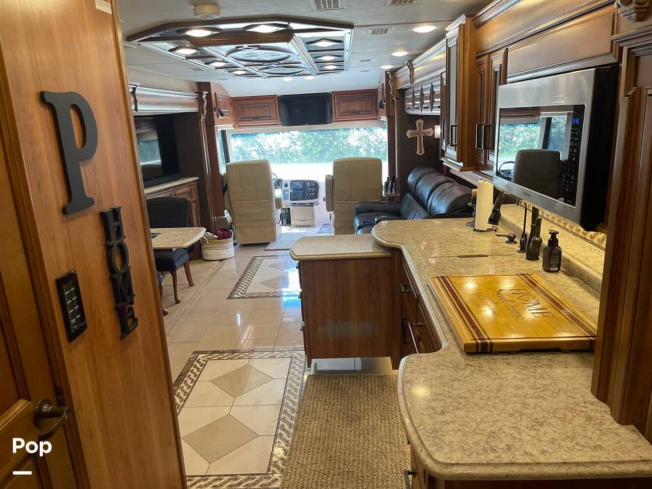 A photo of this 2015 Entegra Coach Cornerstone 45B