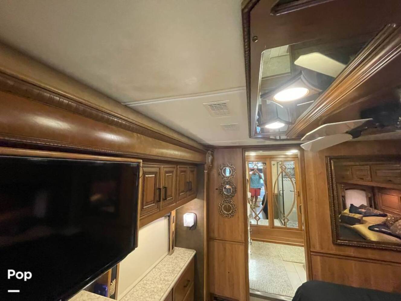 A photo of this 2015 Entegra Coach Cornerstone 45B
