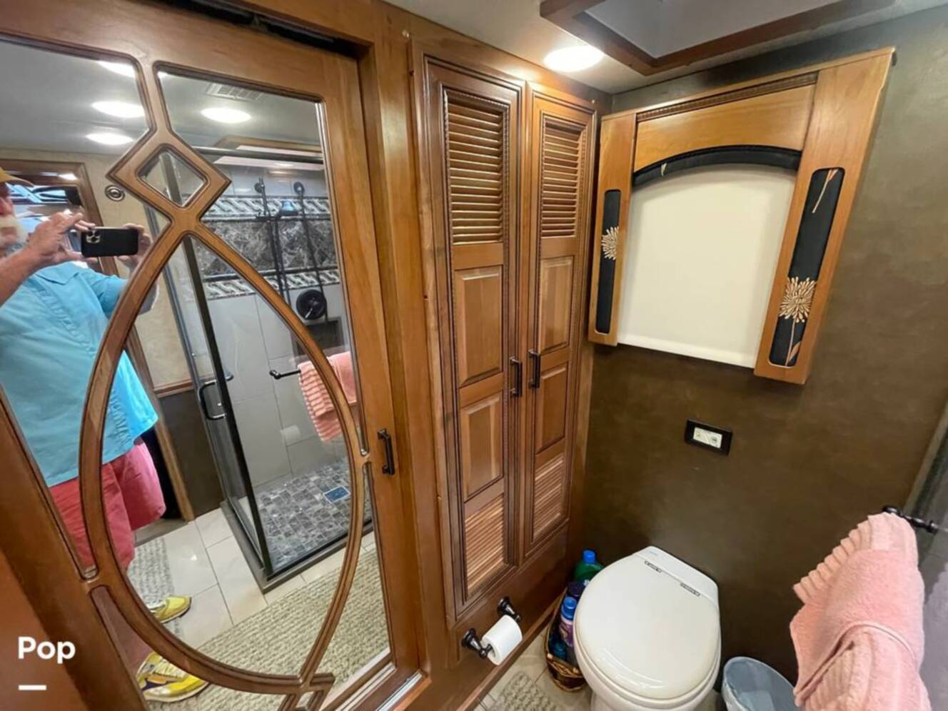A photo of this 2015 Entegra Coach Cornerstone 45B