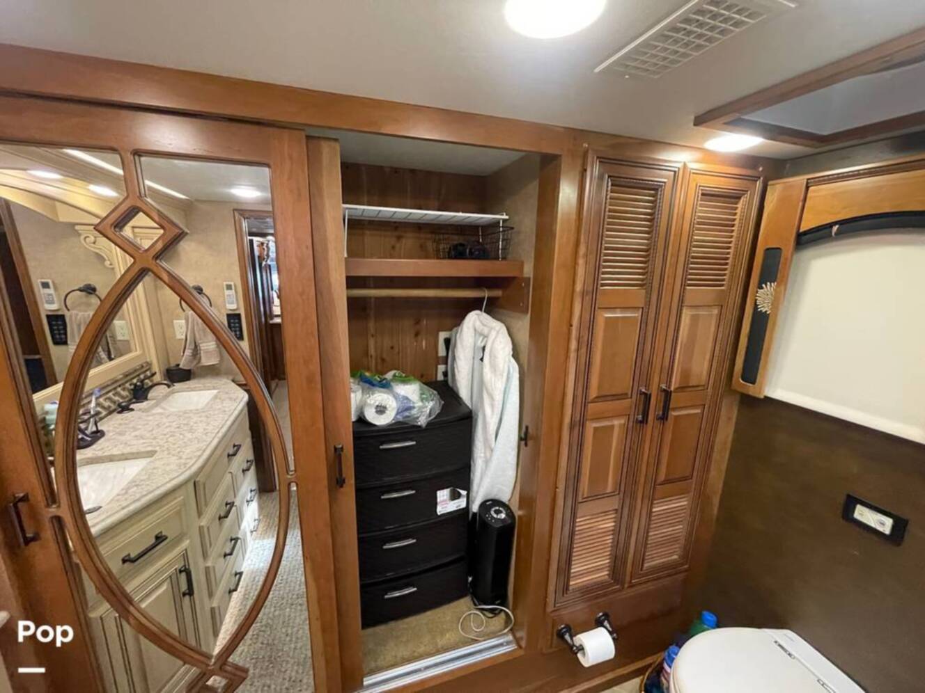 A photo of this 2015 Entegra Coach Cornerstone 45B