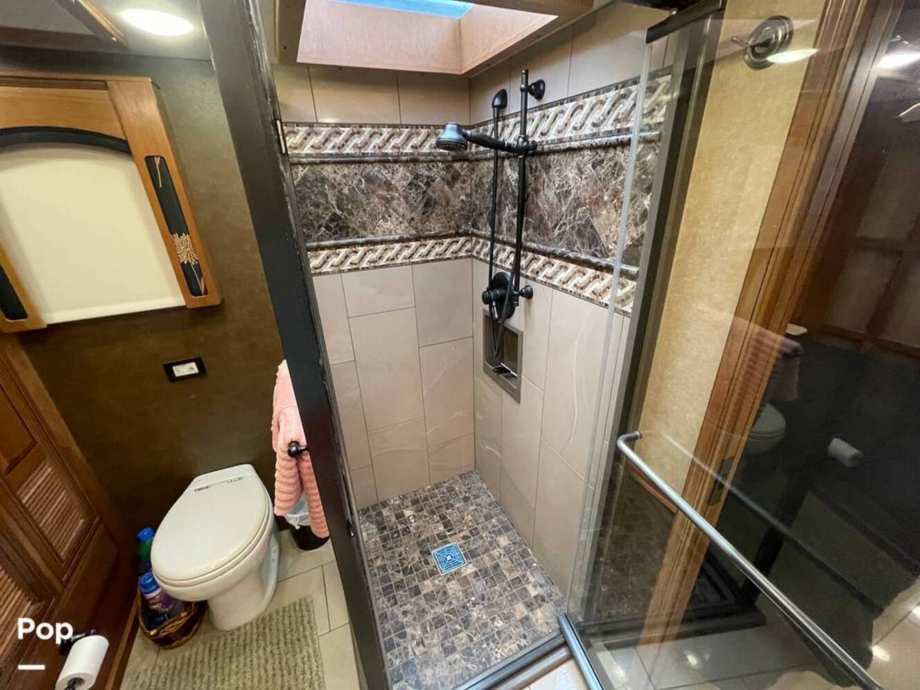 A photo of this 2015 Entegra Coach Cornerstone 45B