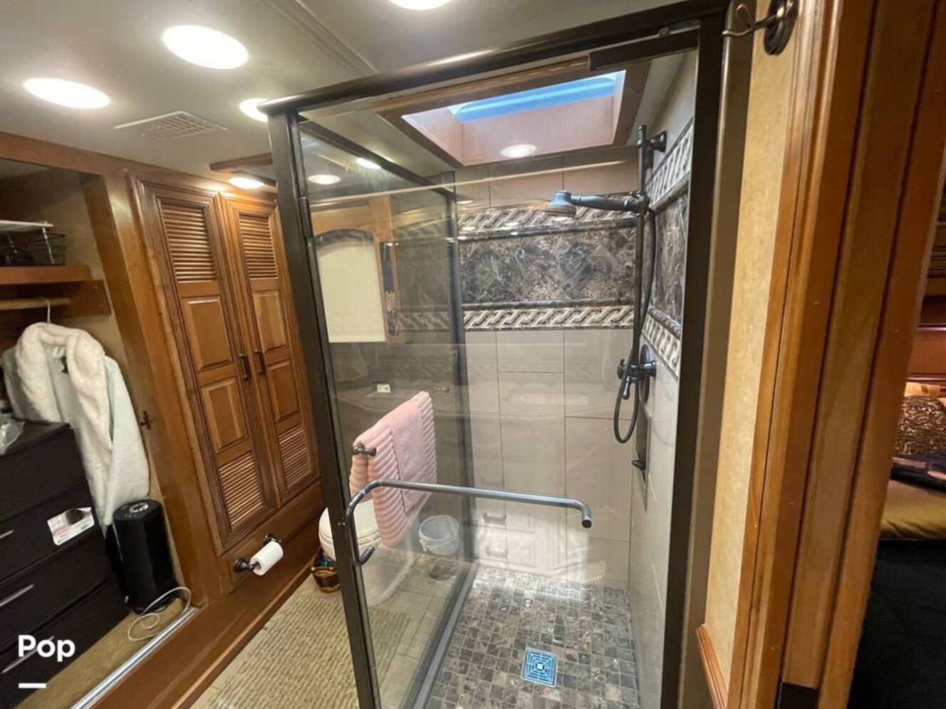 A photo of this 2015 Entegra Coach Cornerstone 45B