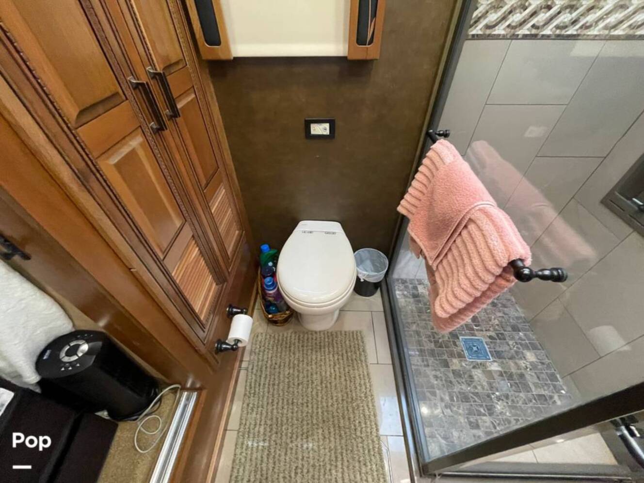 A photo of this 2015 Entegra Coach Cornerstone 45B