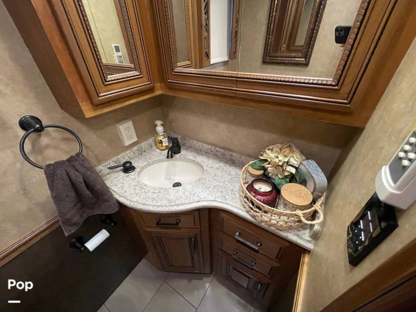 A photo of this 2015 Entegra Coach Cornerstone 45B