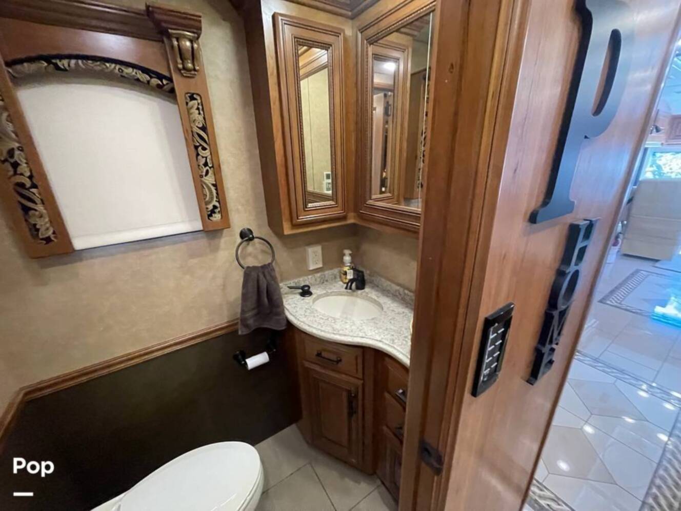 A photo of this 2015 Entegra Coach Cornerstone 45B