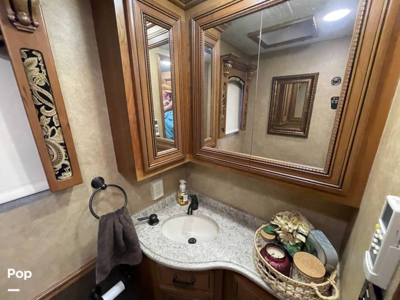 A photo of this 2015 Entegra Coach Cornerstone 45B